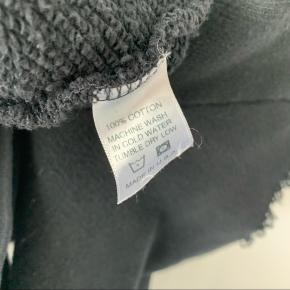 Good hYOUman Hoodie Born To Be Good Cold Shoulder Black Small - Picture 4 of 9